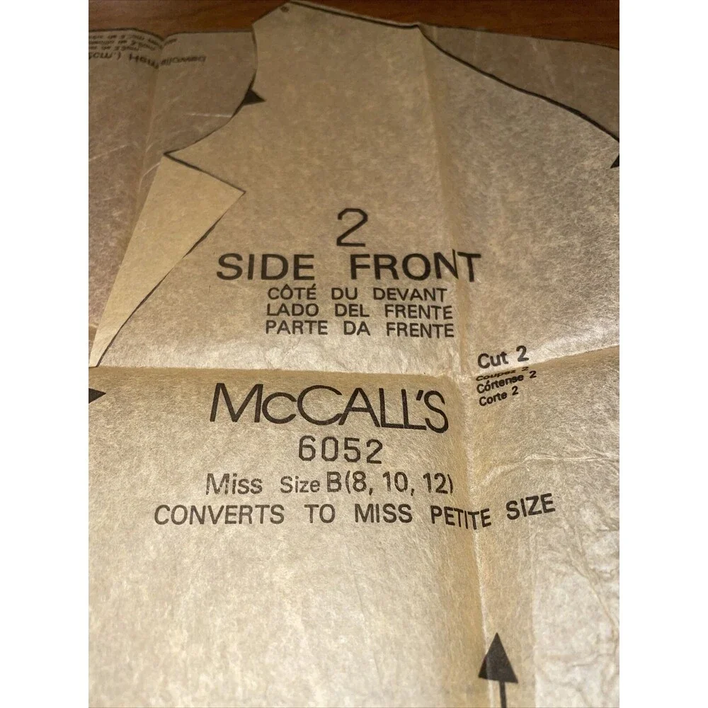 90s SIZES 8 10 12 McCalls 6052 Misses Dresses *HAS BEEN CUT*